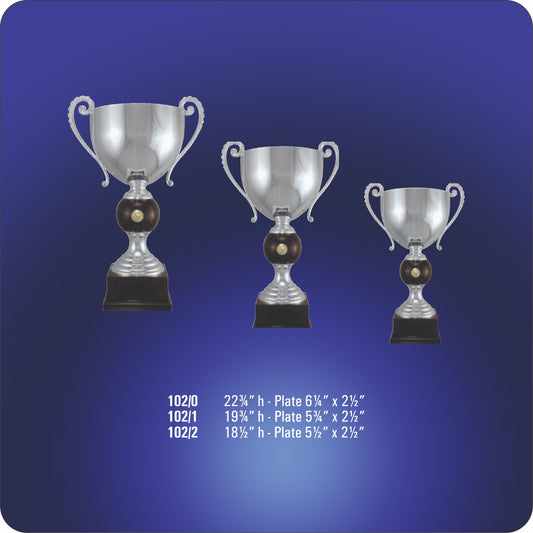 #KM102 - Silver Imperial Cup Trophies