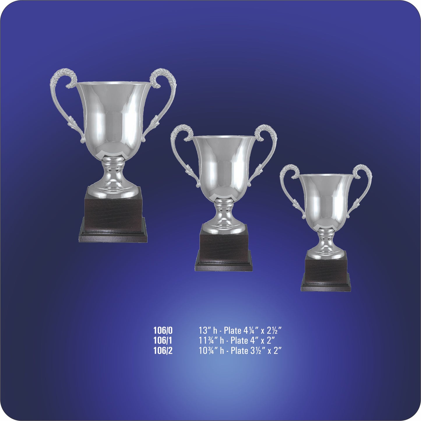 #M106 - Silver Chalice Cup Trophies