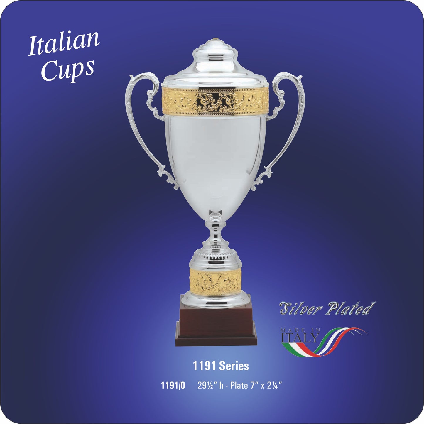 #M1191 - Silver & Gold Prestige Trophies
