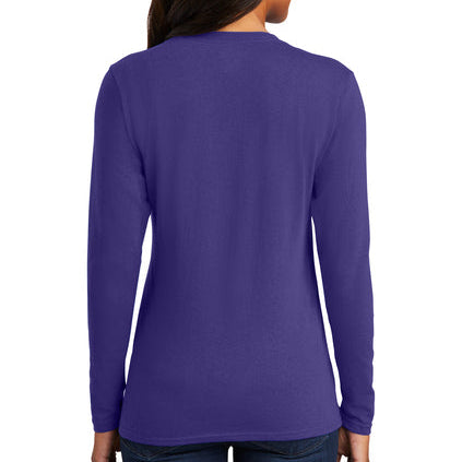 LPC54LS - Port & Company Women's Long Sleeve Core Cotton Tee