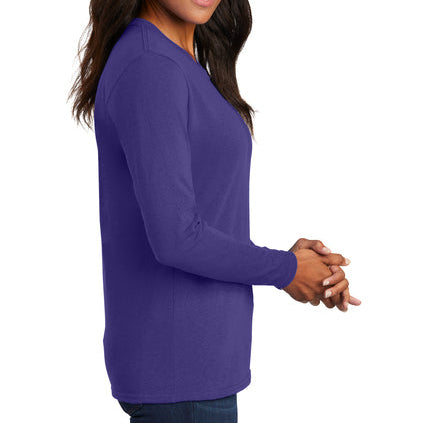 LPC54LS - Port & Company Women's Long Sleeve Core Cotton Tee