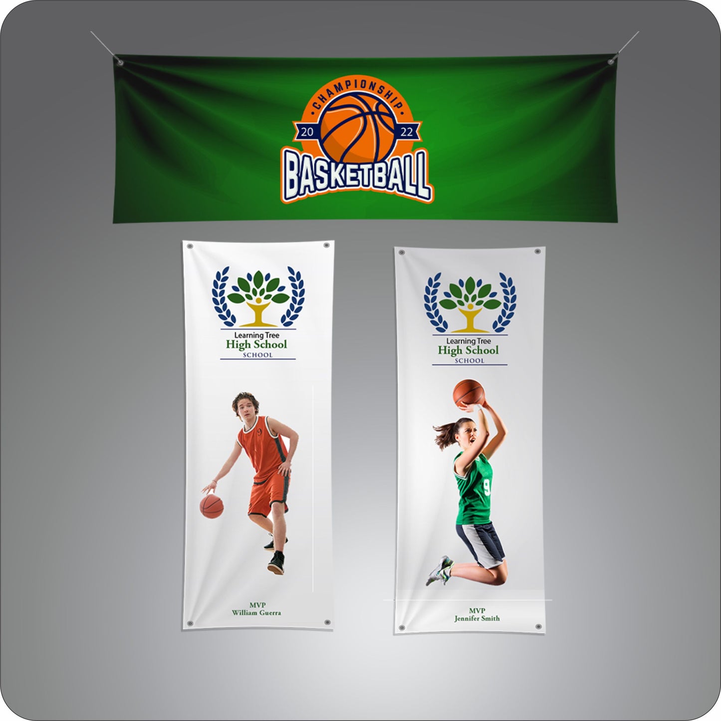 Korean Design Scrim Banner