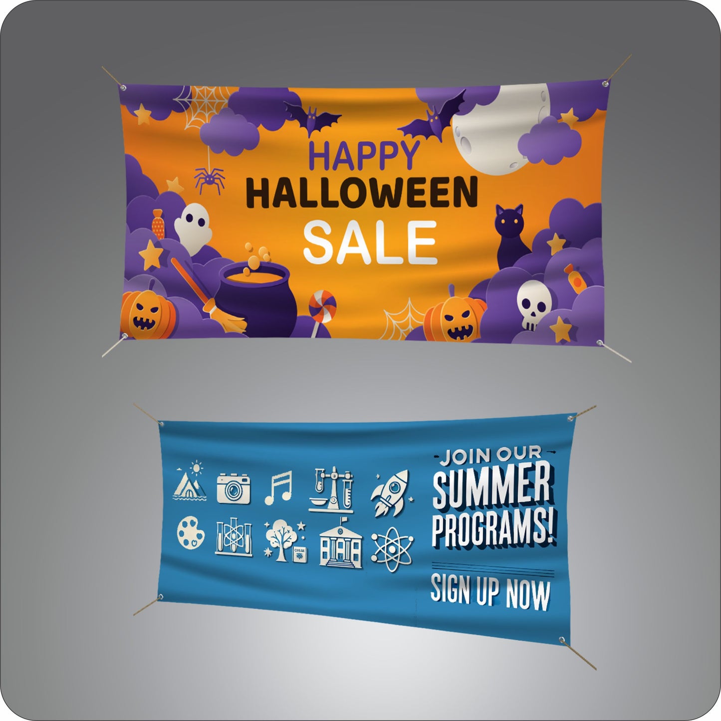 Korean Design Scrim Banner