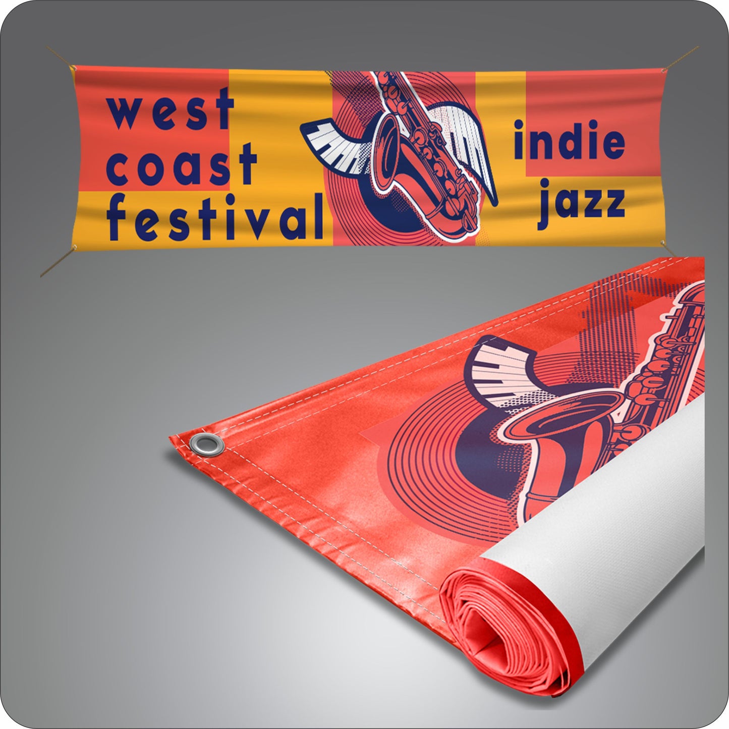 Korean Design Scrim Banner
