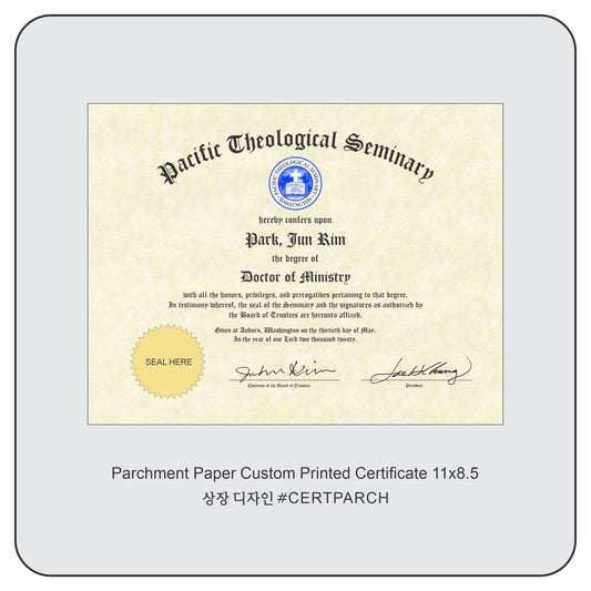 Certificate Printing