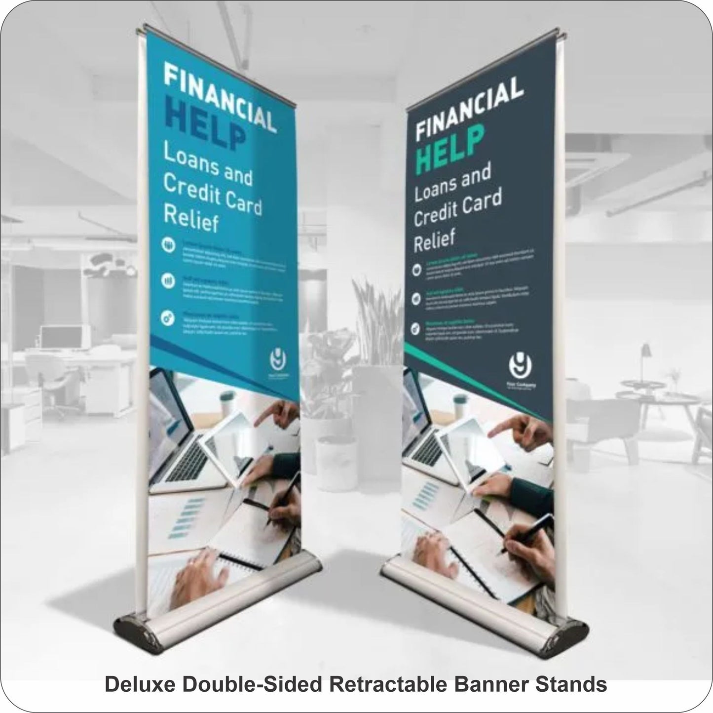 Korean Deluxe Double-Sided Retractable Banner