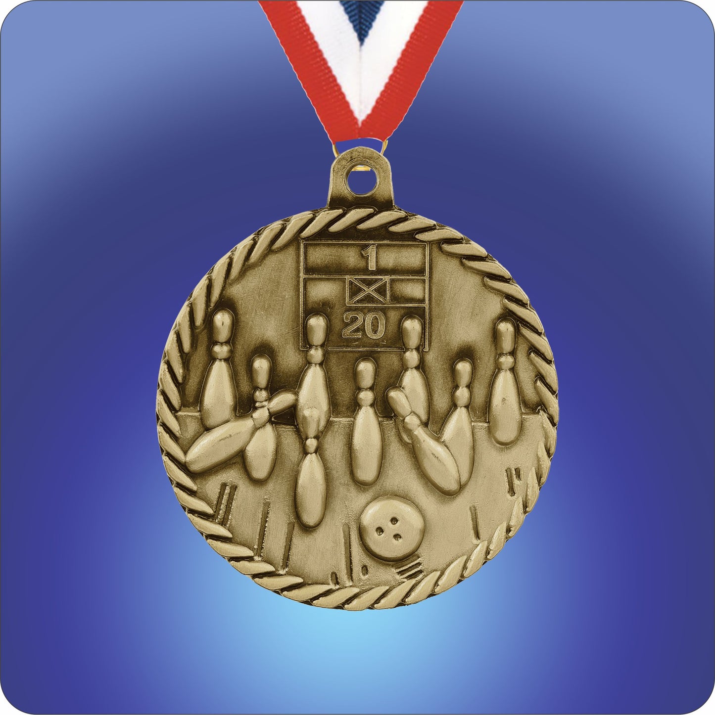 2" Standard Medal - Bowling