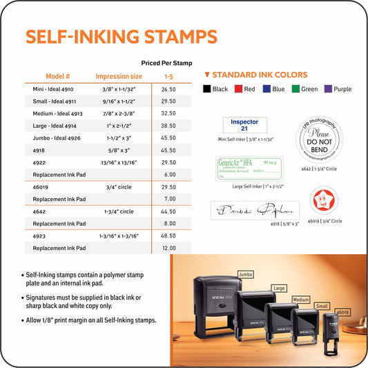 Self-Inking 도장 / 스탬프 제작