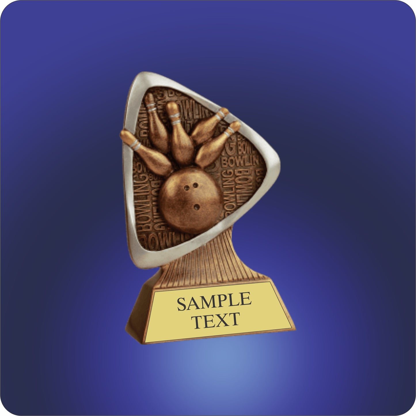 Landmark Triangle Resin Trophies