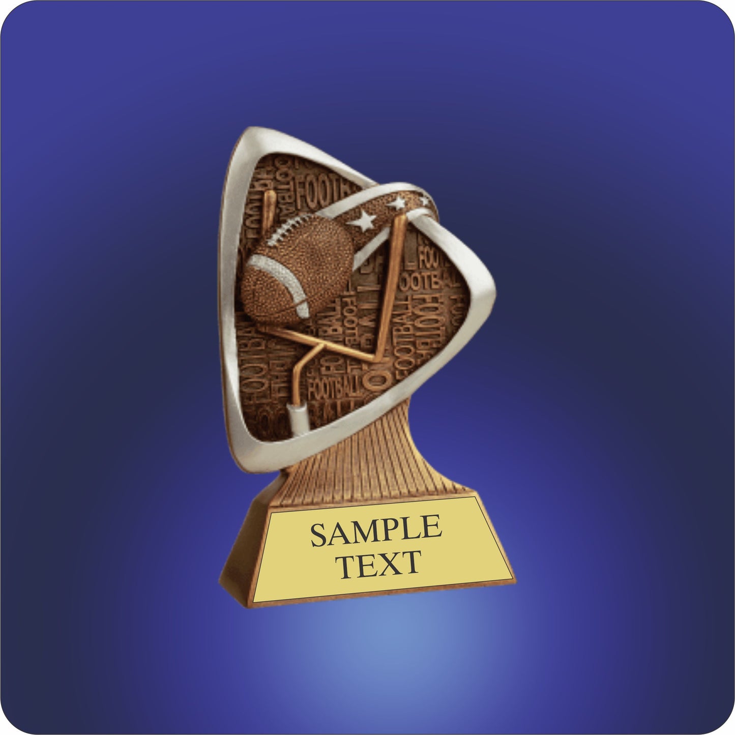 Landmark Triangle Resin Trophies