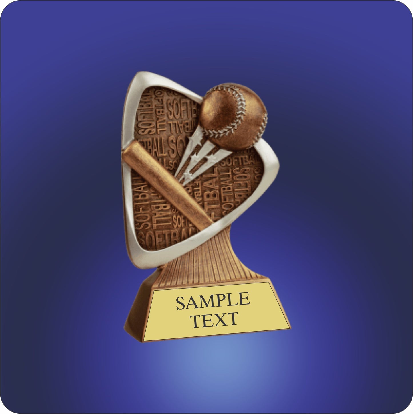 Landmark Triangle Resin Trophies