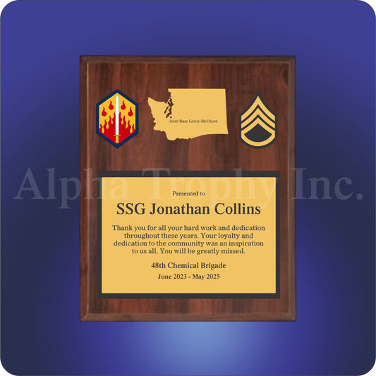 Homefront Wood Plaque