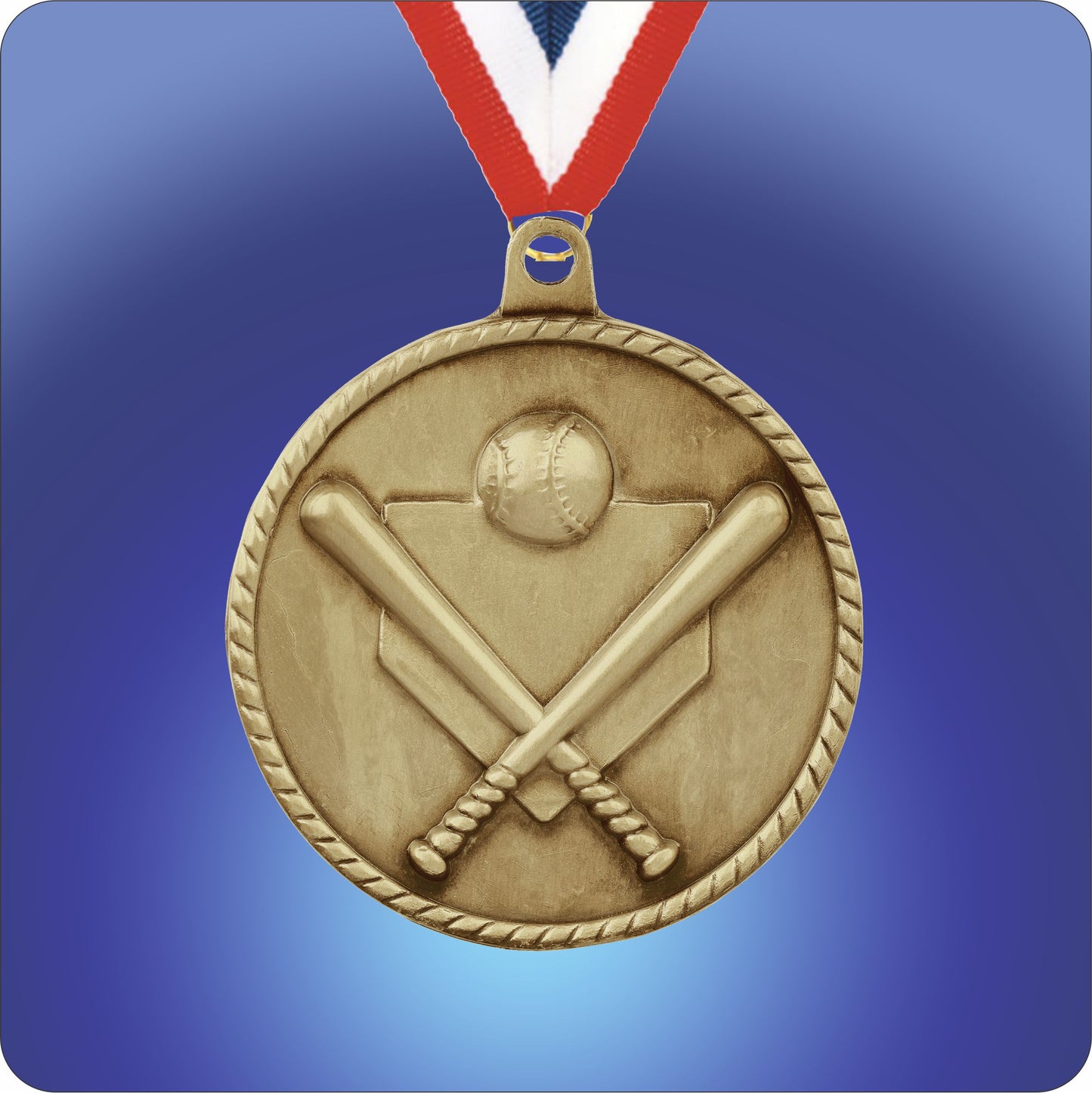 2" Standard Medal - Baseball
