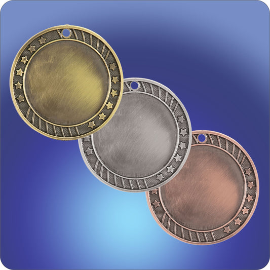 #JHR932 - 2.75" Excellence Medal w/2" Custom Insert