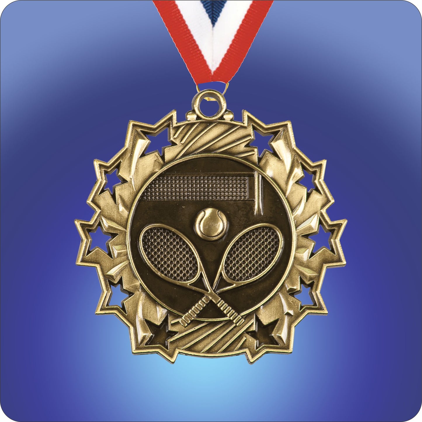 2.25" Star Medal - Tennis
