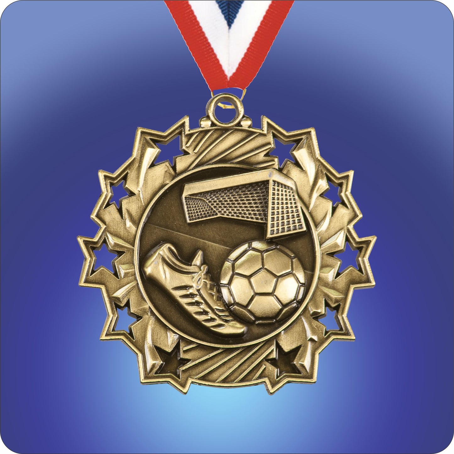 2.25" Star Medal - Soccer