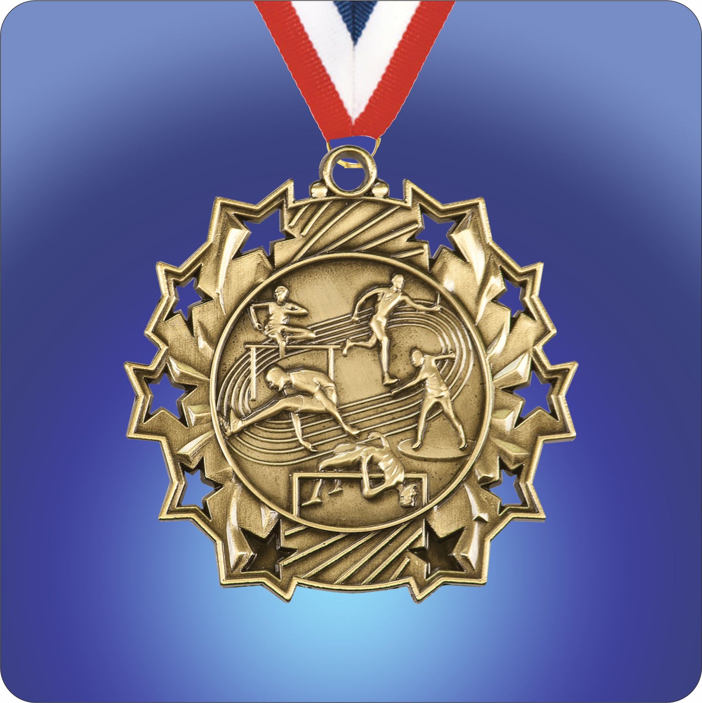 2.25" Star Medal - Track & Field