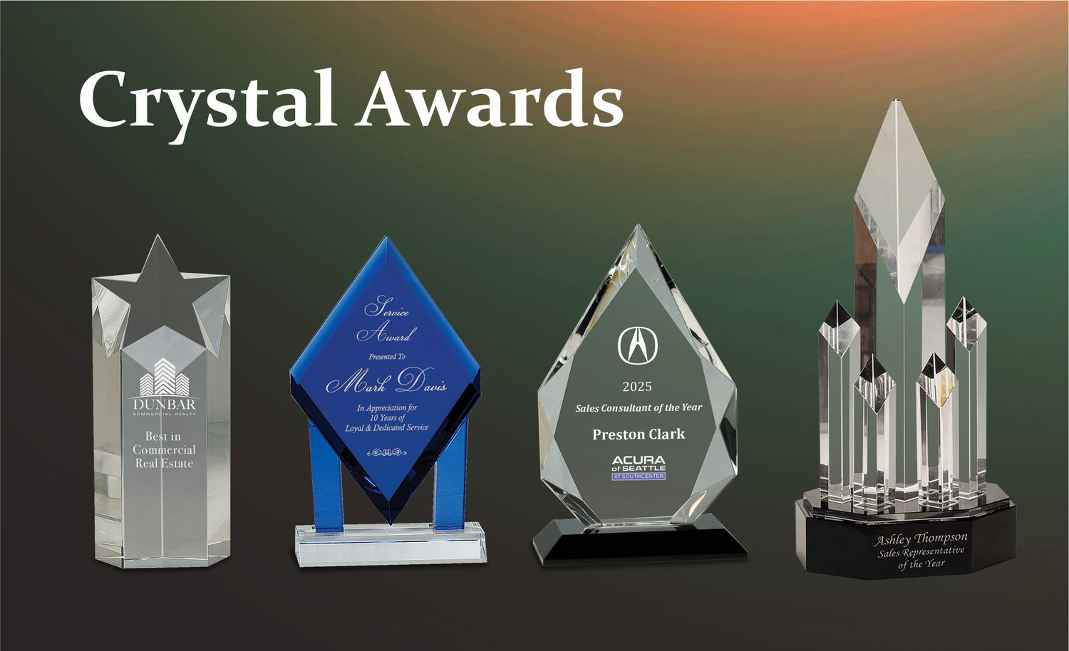 Premium Quality Crystal Awards