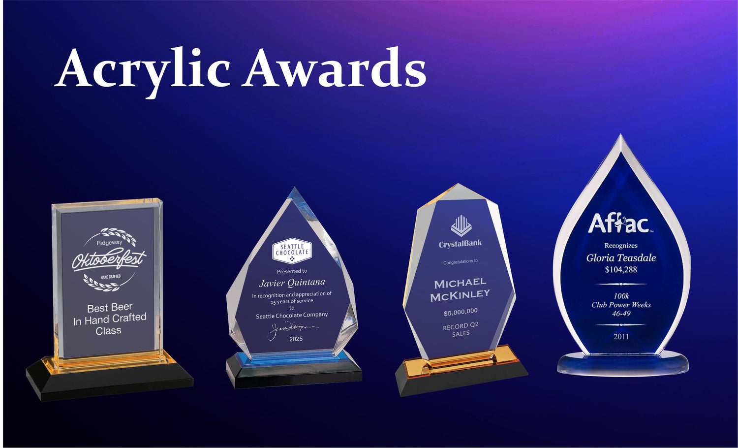 High Value Acrylic Awards