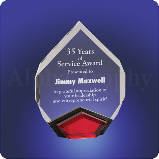 #JMAP68RD - Red Marquis Acrylic Awards