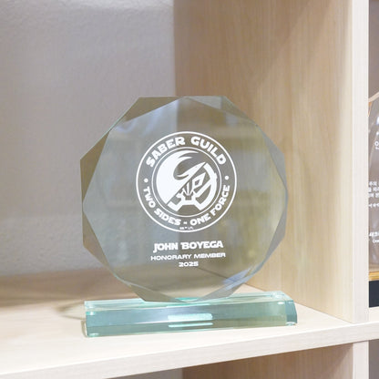 #TAC3806JN - Jade Octagon Acrylic Award