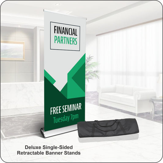 Korean Deluxe Double-Sided Retractable Banner