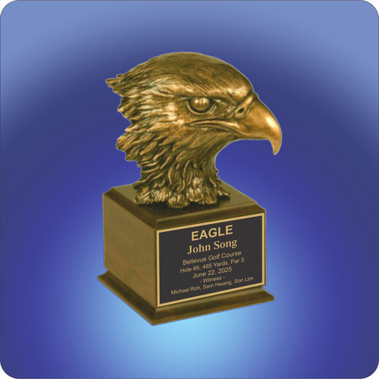 #JEGL41AGF - Resin Eagle Head on Base