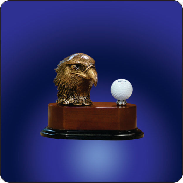 Resin Eagle Trophy w/Ball Display