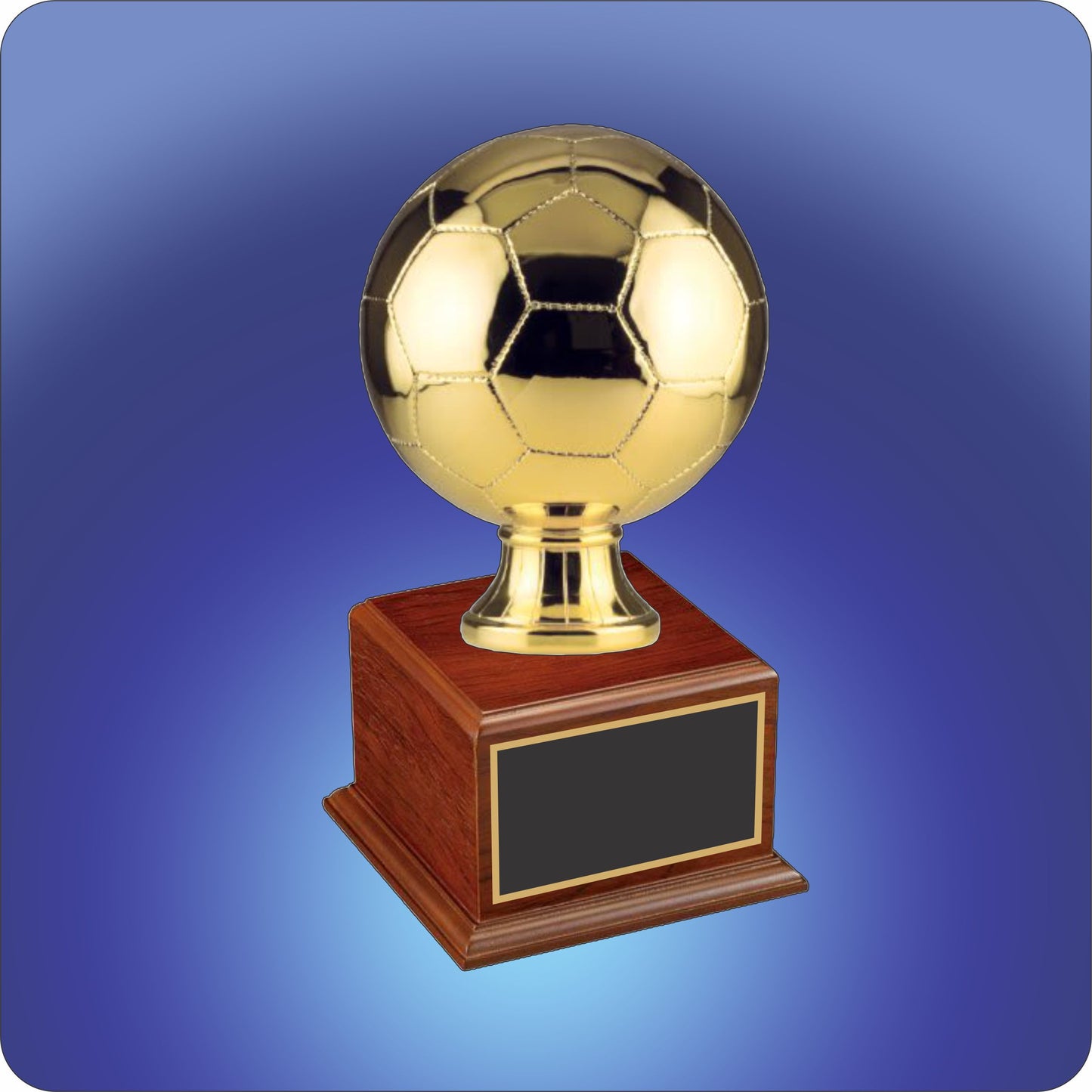 SBR253 - 17" Gold Soccer Ball Trophy