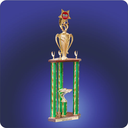 Three Column Logo Trophy