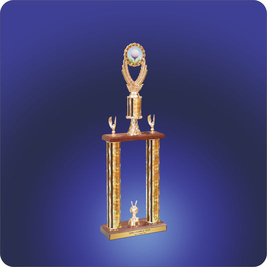 Two Column Logo Trophy